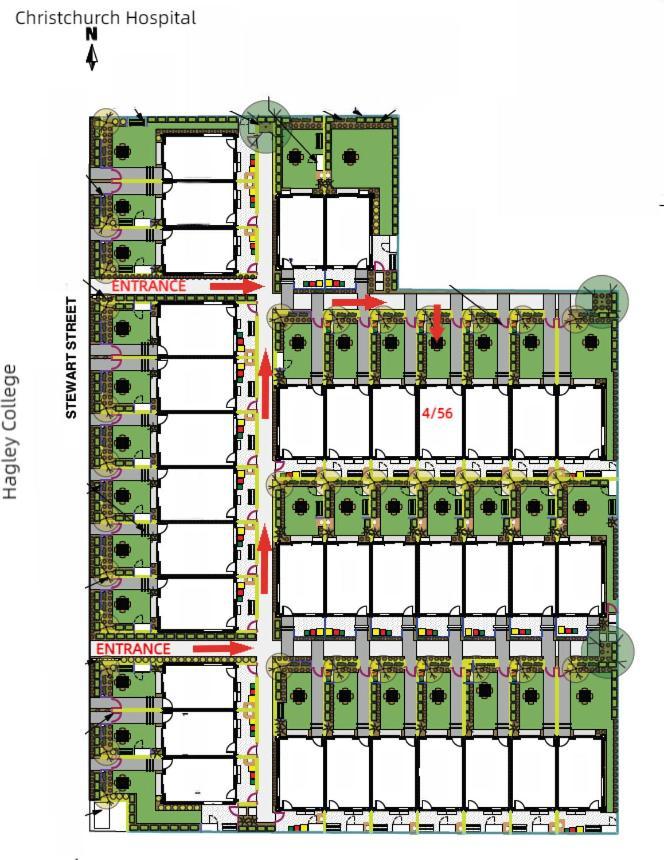 City Park Townhouse Christchurch Exterior foto